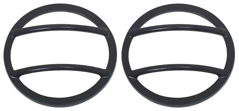 Kentrol 07-18 Jeep Wrangler Jk Fog Light Cover Pair - Textured Black 1
