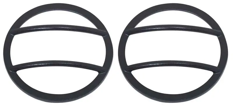 Kentrol 07-18 Jeep Wrangler Jk Front Marker Covers Pair - Textured Black 1