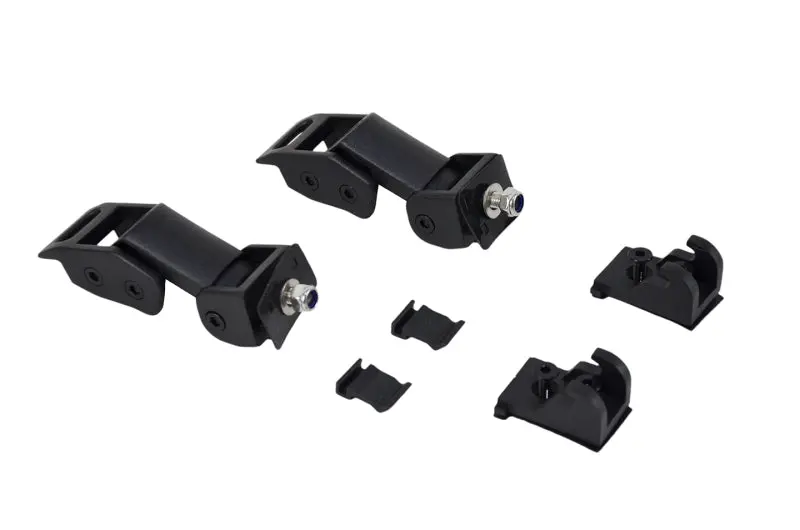 Kentrol 07-18 Jeep Wrangler Jk Hood Catch Kit - Textured Black 1