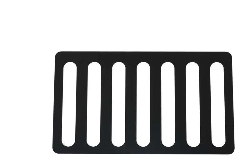 Kentrol 07-18 Jeep Wrangler Jk Hood Vent - Powdercoat Black 1