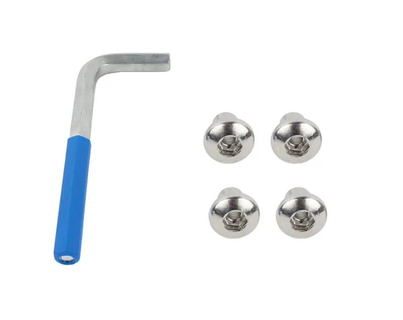 Kentrol 07-18 Jeep Wrangler Jk Oem Anti-Theft Door Nuts 2 Door - Polished Silver 1