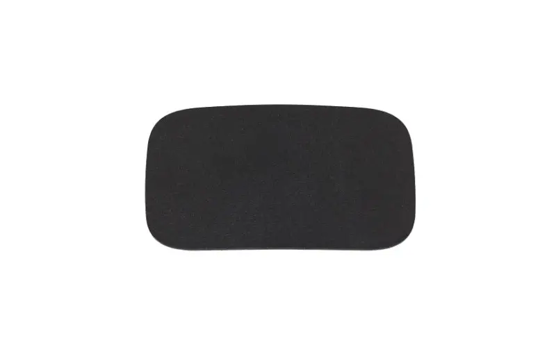 Kentrol 07-18 Jeep Wrangler Jk Plate Delete Badge - Textured Black 1
