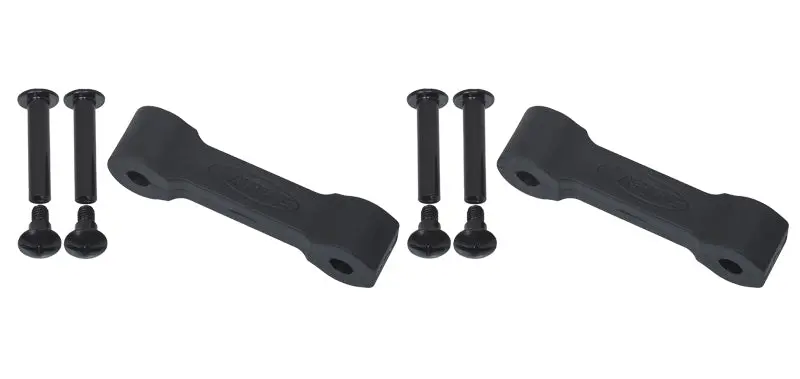 Kentrol 07-18 Jeep Wrangler Jk Replacement Hood Catch Rubbers Pair - Textured Black 1