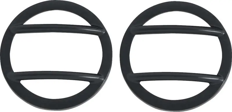 Kentrol 07-18 Jeep Wrangler Jk Side Marker Covers Pair - Powdercoat Black 1