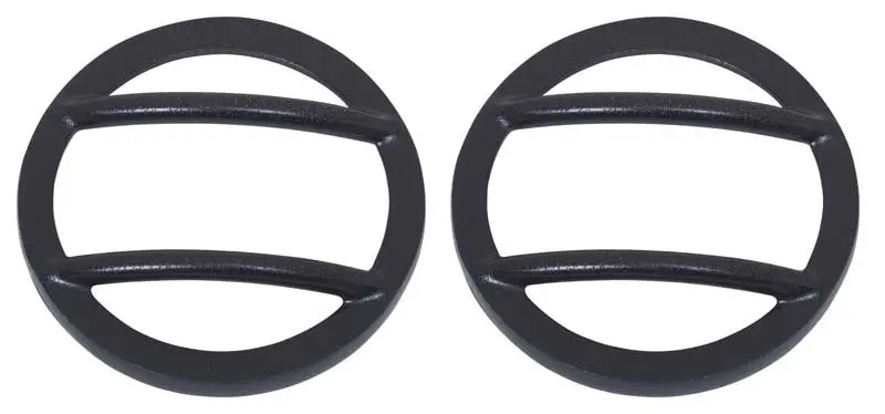 Kentrol 07-18 Jeep Wrangler Jk Side Marker Covers Plastic - Textured Black 1