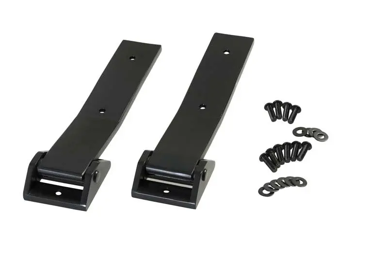 Kentrol 07-18 Jeep Wrangler Jk Tailgate Hinge Pair - Powdercoat Black 1