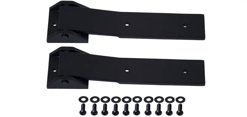 Kentrol 07-18 Jeep Wrangler Jk Tailgate Hinge Pair - Textured Black 1