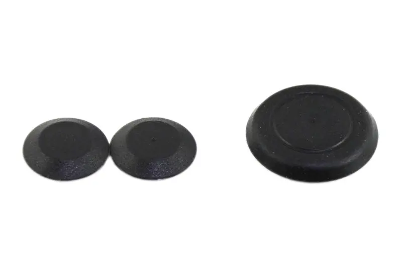 Kentrol 07-18 Jeep Wrangler Jk Tailgate Plug (Set) - Powdercoat Black 1