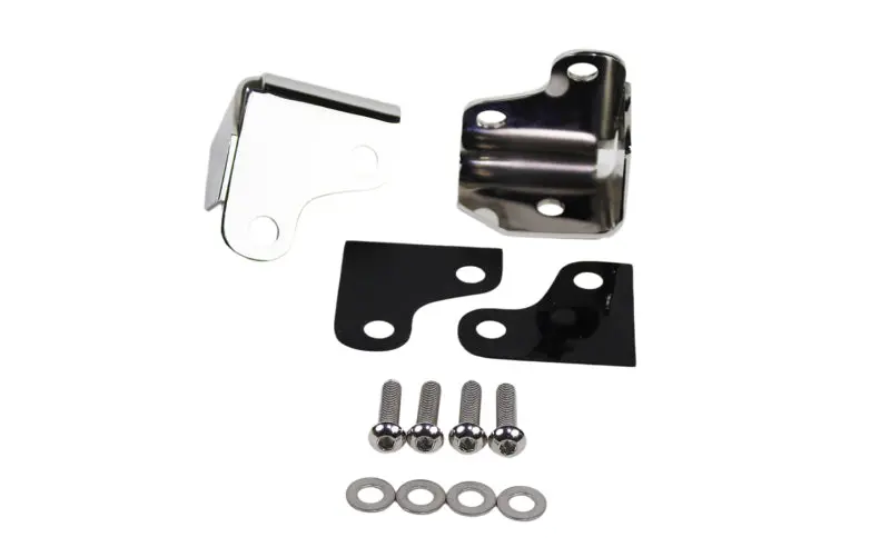 Kentrol 07-18 Jeep Wrangler Jk Windshield Light Mount - Polished Silver 1