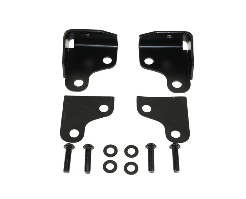 Kentrol 07-18 Jeep Wrangler Jk Windshield Light Mount - Powdercoat Black 1