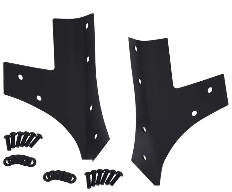 Kentrol 07-18 Jeep Wrangler Jk Windshield Supports Pair - Textured Black 1