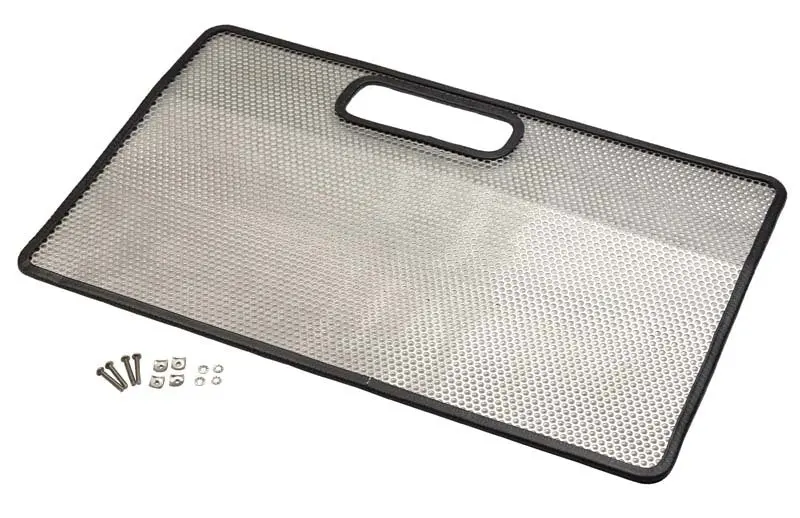 Kentrol 1997 Jeep Wrangler Tj Bug Shield - Polished Silver 1