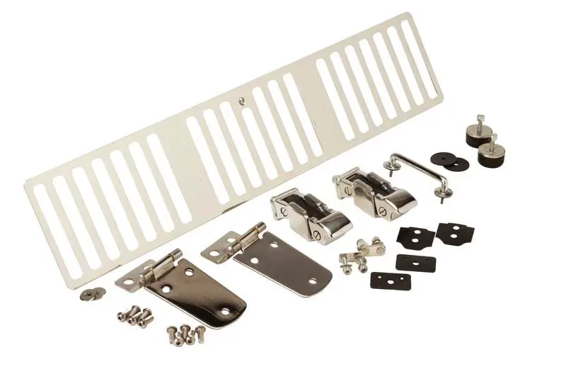 Kentrol 1997 Jeep Wrangler Tj Hood Kit - Polished Silver 1
