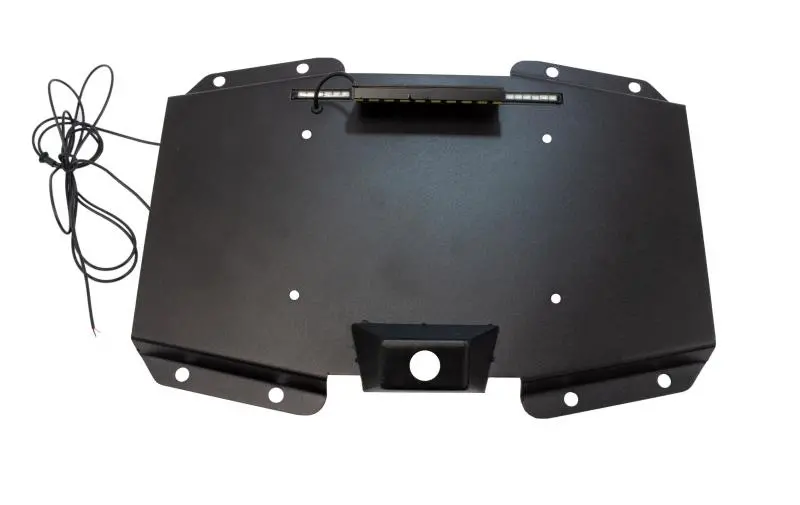 Kentrol 2018+ Jeep Wrangler Jl Backside License Plate Mount Black 1