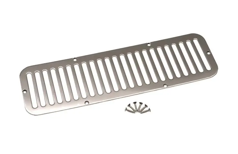 Kentrol 55-77 Jeep Cj5 Hood Vent - Polished Silver 1