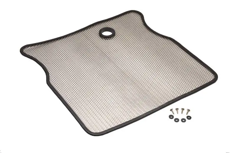 Kentrol 55-86 Jeep Cj Bug Shield - Polished Silver 1