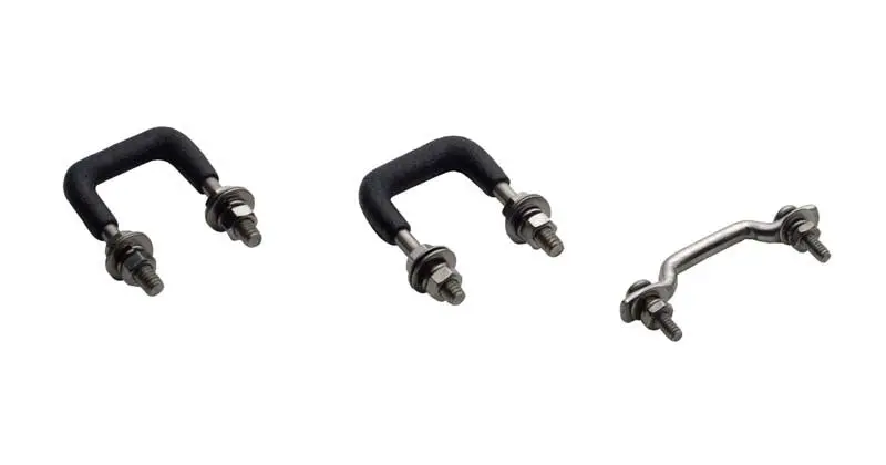 Kentrol 55-86 Jeep Windshield Tie Down Kit Cj - Polished Silver 1