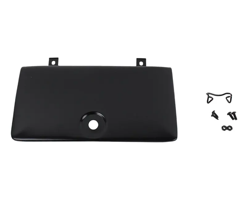 Kentrol 72-86 Jeep Cj Glove Box Door Use With Oe Key Lock - Powdercoat Black 1