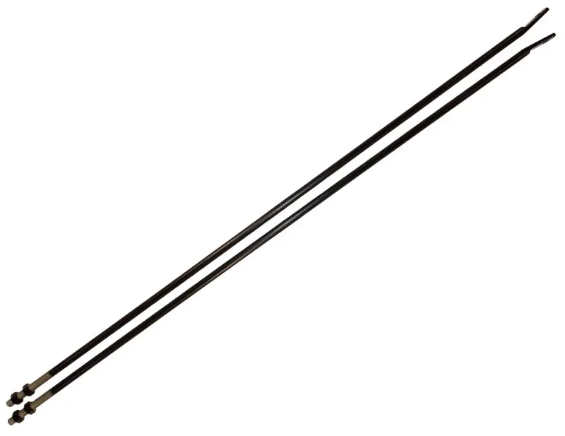 Kentrol 72-86 Jeep Cj Strut Rod Kit - Powdercoat Black 1