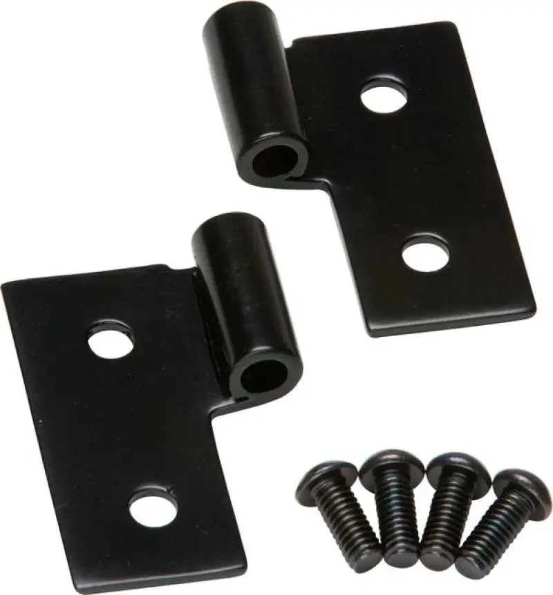 Kentrol 76-06 Jeep Cj/Wrangler Yj/Tj Lower Door Hinge Pair - Powdercoat Black 1
