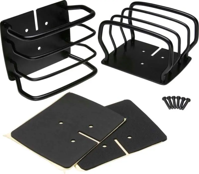 Kentrol 76-06 Jeep Cj/Wrangler Yj/Tj Taillight Guard Pair - Powdercoat Black 1
