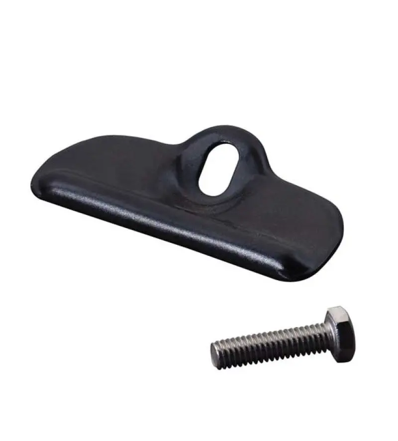Kentrol 76-86 Jeep Cj Battery Tray Clamp - Powdercoat Black 1