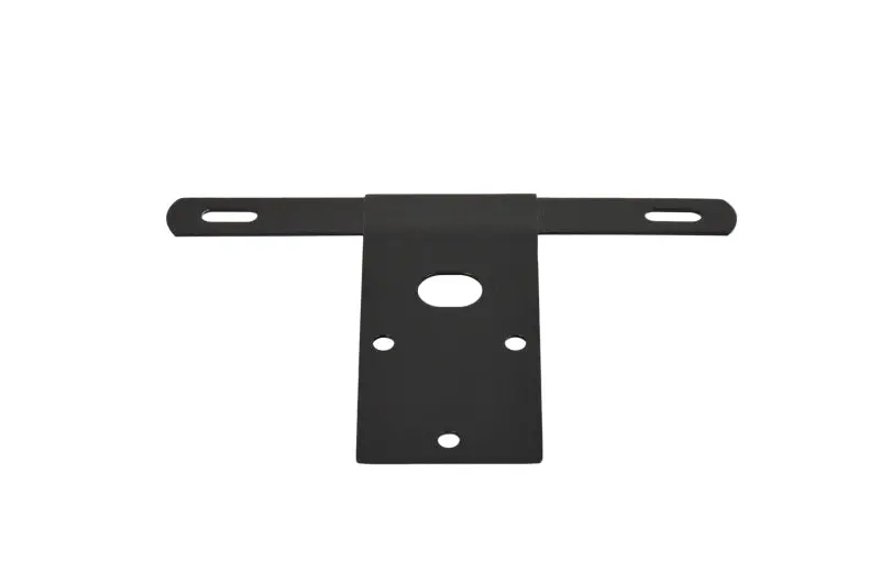 Kentrol 76-86 Jeep Cj License Plate Bracket - Powdercoat Black 1