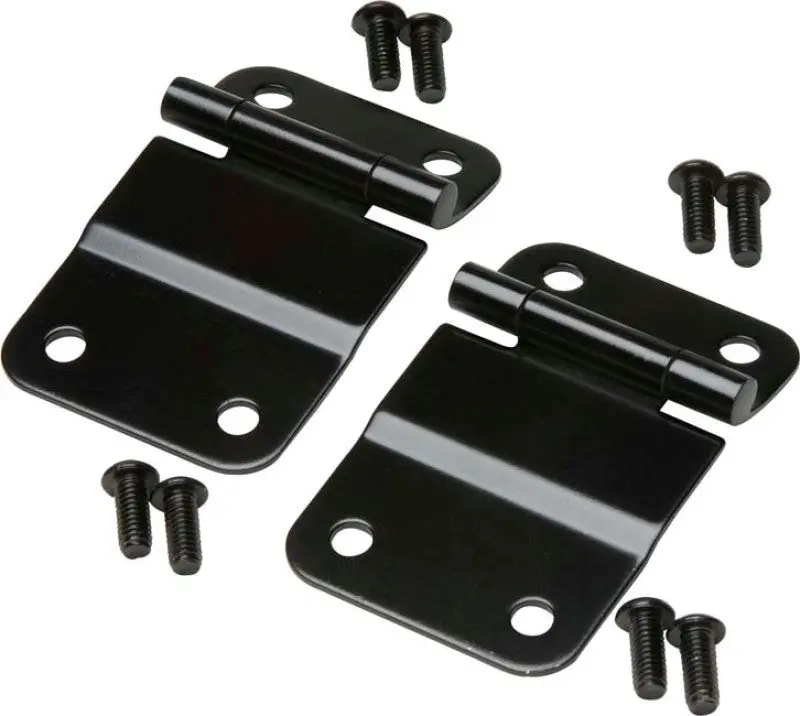 Kentrol 76-86 Jeep Cj7 Tailgate Hinge Pair - Powdercoat Black 1