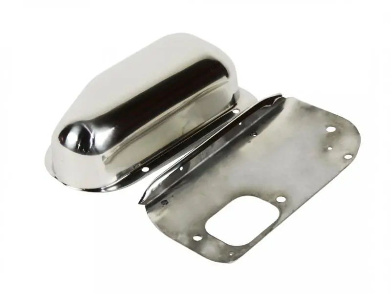 Kentrol 76-86 Jeep Wiper Motor Cover Cj - Polished Silver 1
