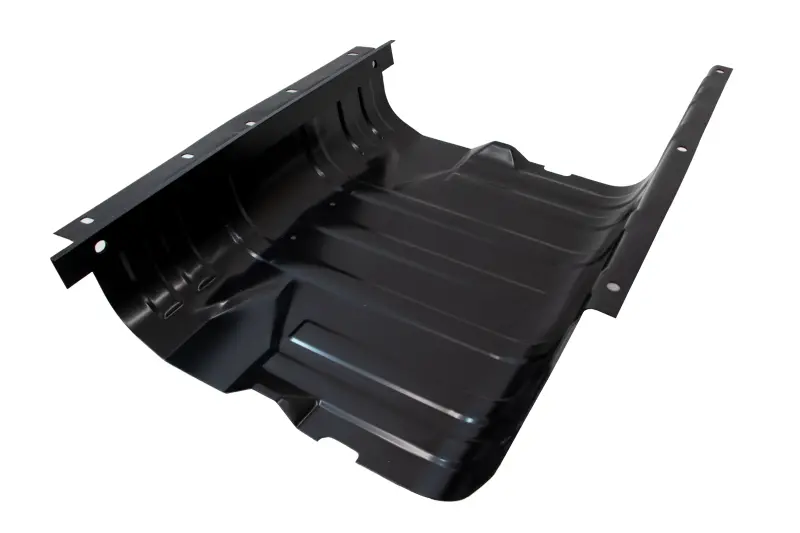 Kentrol 76-90 Jeep Cj/Wrangler Yj Gas Tank Skid Plate W/Strap Black Stainless 1