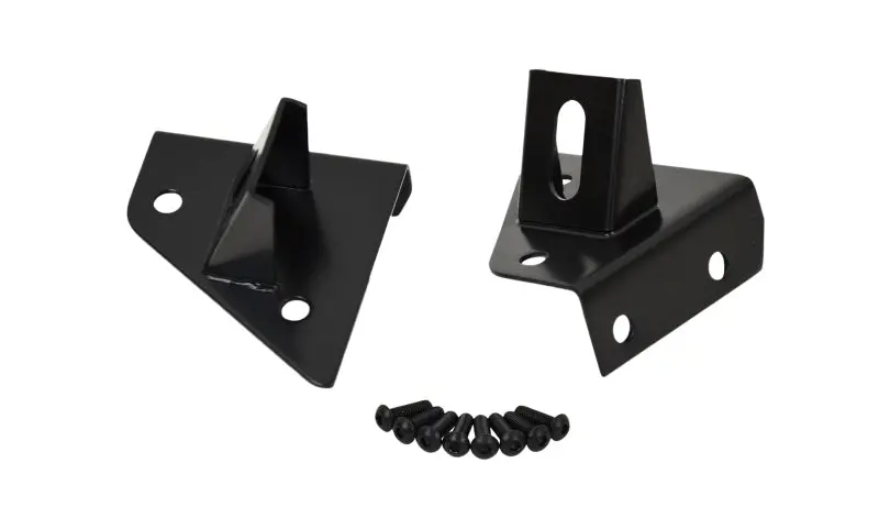 Kentrol 76-95 Jeep Cj/Wrangler Yj Light Bracket Pair - Powdercoat Black 1