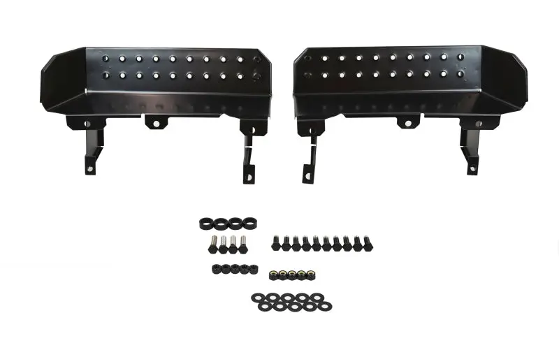 Kentrol 76-95 Jeep Cj7 Wrangler Yj Side Steps Pair - Powdercoat Black 1