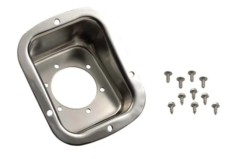 Kentrol 78-95 Jeep Cj/Wrangler Yj Gas Filler Neck - Polished Silver 1