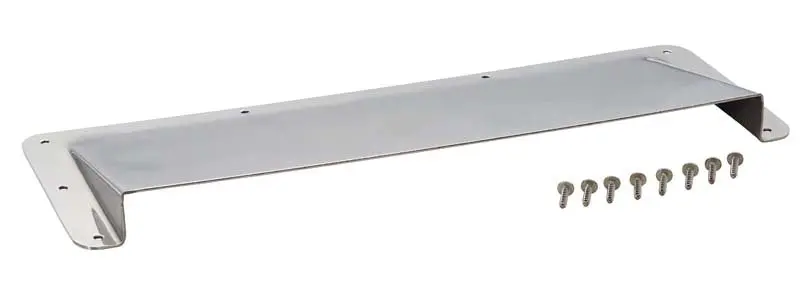 Kentrol 78-95 Jeep Cj/Wrangler Yj Hood Vent Air Scoop - Polished Silver 1