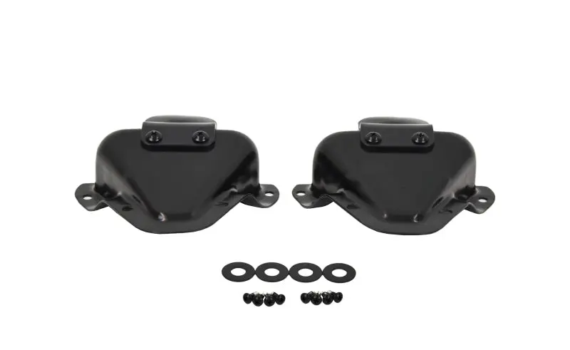 Kentrol 81-95 Jeep Cj/Wrangler Yj Interior Door Latch Brackets Pair - Powdercoat Black 1