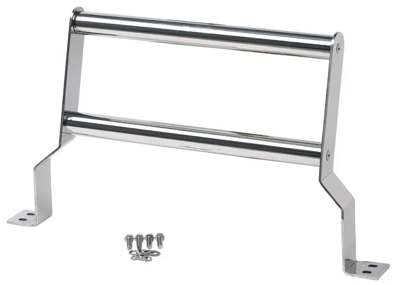 Kentrol 87-06 Jeep Wrangler Tj/Yj Grill Guard - Polished Silver 1