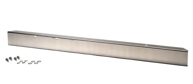 Kentrol 87-95 Jeep Wrangler Yj 54 Inch Front Bumper Without Holes- Polished Silver 1
