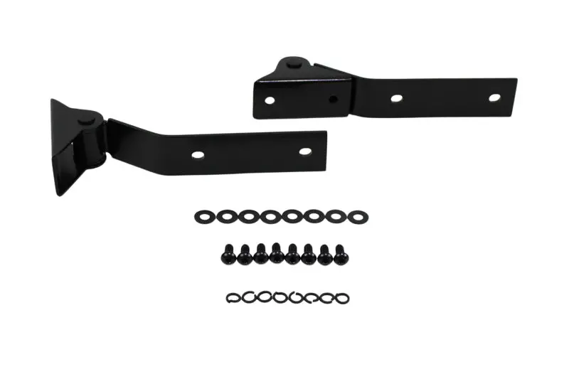 Kentrol 87-95 Jeep Wrangler Yj Tailgate Hinge Pair - Powdercoat Black 1