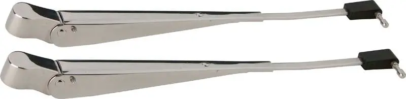 Kentrol 87-95 Jeep Wrangler Yj Windshield Wiper Arms Pair - Polished Silver 1