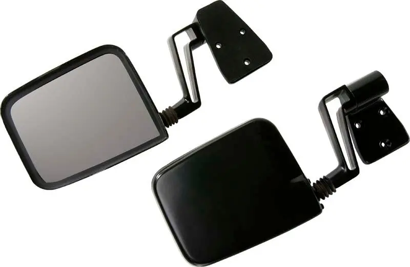 Kentrol 88-06 Jeep Wrangler Yj/Tj Mirror Kit Pair - Powdercoat Black 1