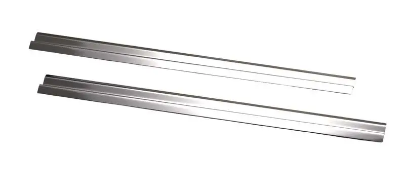 Kentrol 97-06 Jeep Wrangler Tj Entry Guards Pair - Polished Silver 1