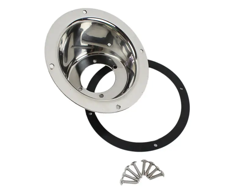 Kentrol 97-06 Jeep Wrangler Tj Gas Filler Neck - Polished Silver 1