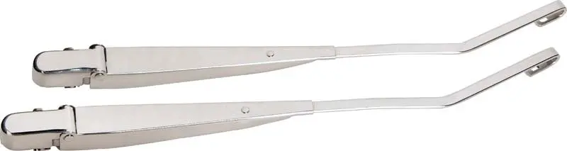 Kentrol 97-06 Jeep Wrangler Tj Windshield Wiper Arms Pair - Polished Silver 1