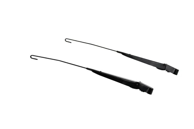 Kentrol 97-06 Jeep Wrangler Tj Windshield Wiper Arms Pair - Powdercoat Black 1