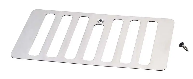 Kentrol 98-06 Jeep Wrangler Tj Hood Vent - Polished Silver 1