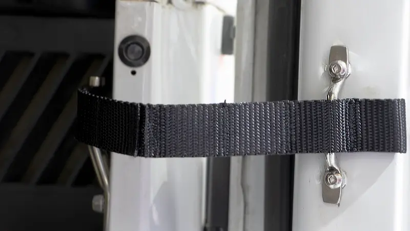 Kentrol Jeep Wrangler Tj Polished Stainless Door Strap Kit Polished Stainless Steel 1