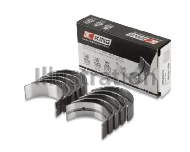 King Engine Bearings Renault C1e/E7f/K7j/C1j/C6j (Size +1.0Mm) Main Bearing Set 1