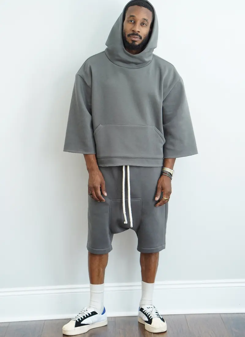 Know Me Pattern 2023 Men's Hoodie And Shorts By Norris Dánta Ford 1