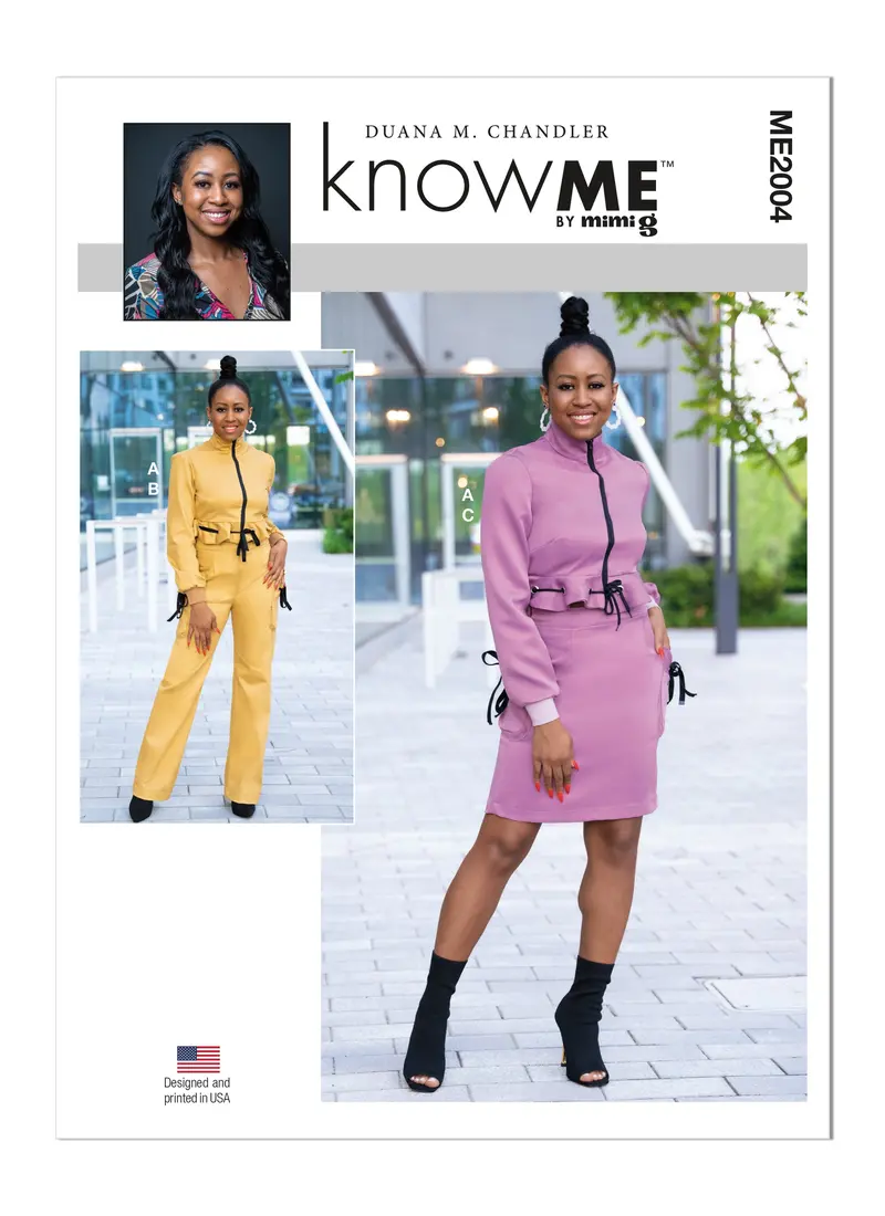 Know Me Sewing Pattern 2004 Jacket, Pants And Skirt By Duana M. Chandler 2