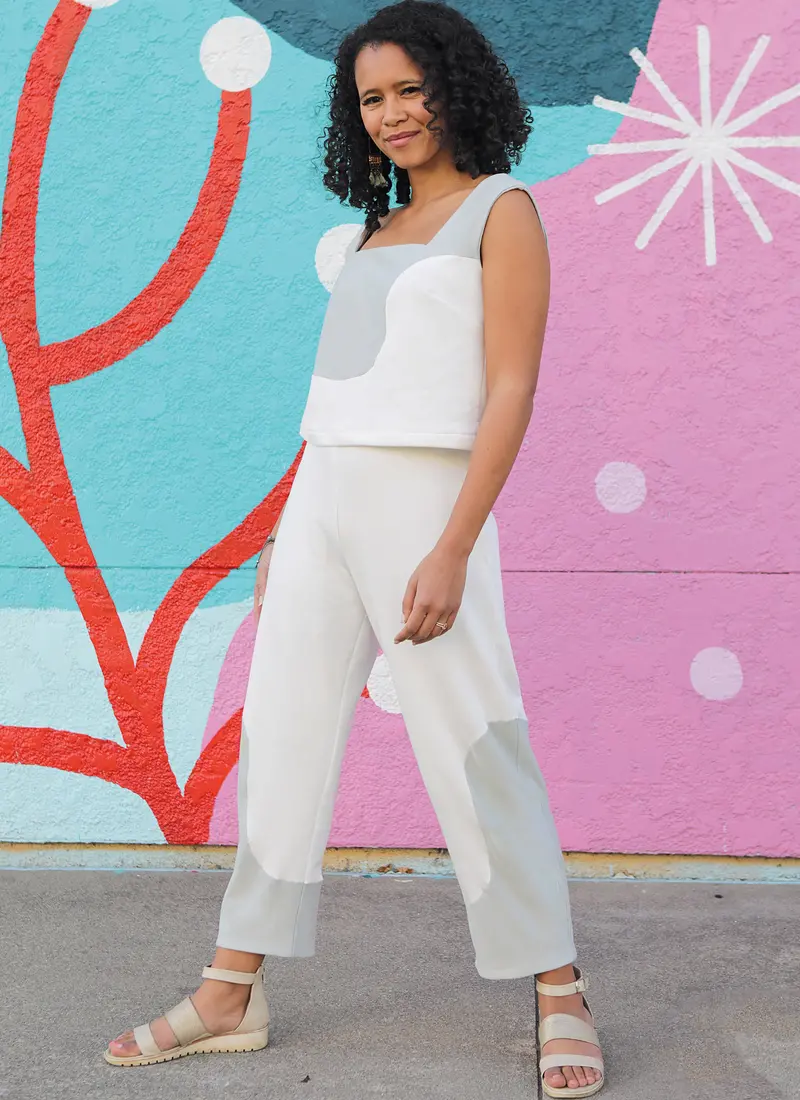 Know Me Sewing Pattern 2033 Misses' Crop Tops And Pants 2